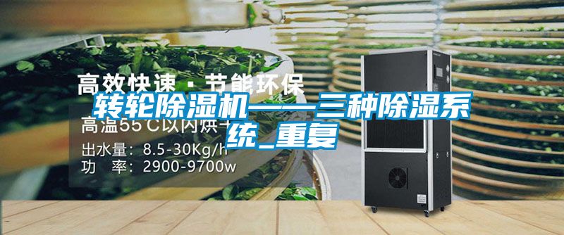 轉(zhuǎn)輪除濕機——三種除濕系統(tǒng)_重復(fù)