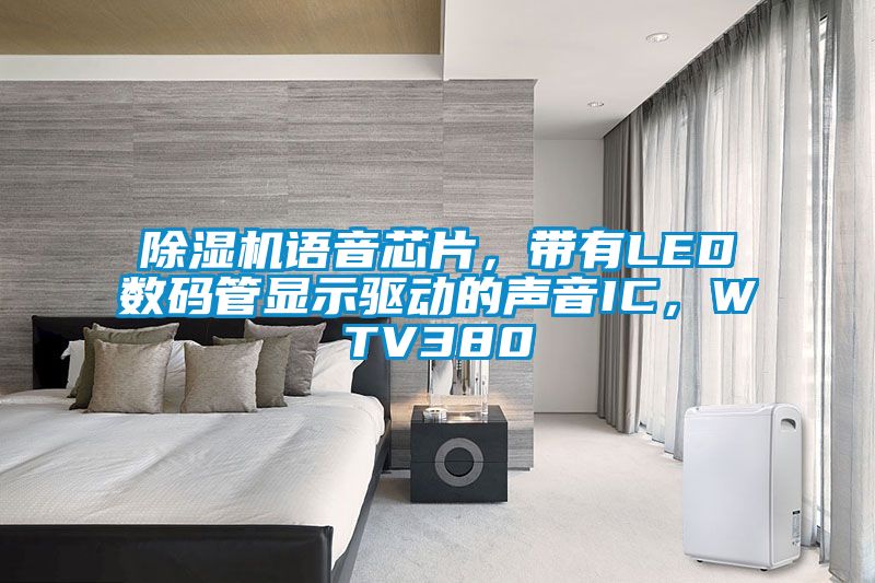 除濕機(jī)語(yǔ)音芯片，帶有LED數(shù)碼管顯示驅(qū)動(dòng)的聲音IC，WTV380
