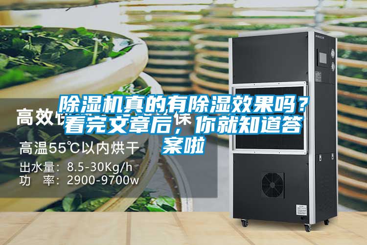 除濕機(jī)真的有除濕效果嗎？看完文章后，你就知道答案啦