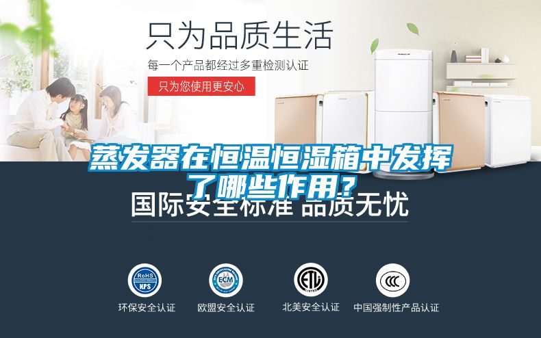 蒸發(fā)器在恒溫恒濕箱中發(fā)揮了哪些作用？