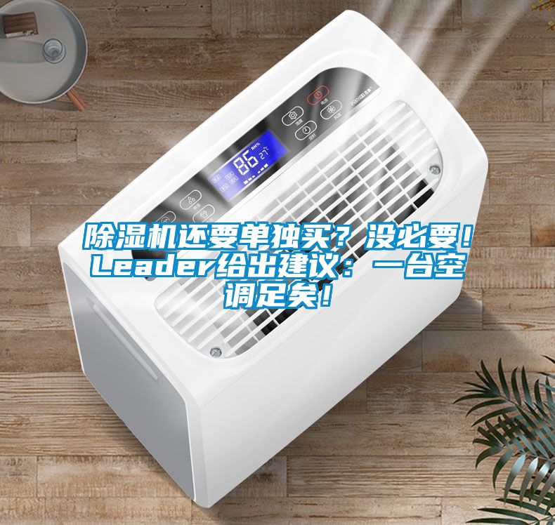 除濕機還要單獨買？沒必要！Leader給出建議：一臺空調足矣！
