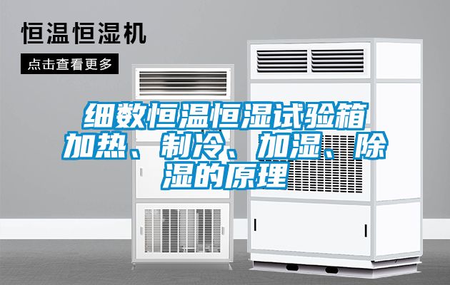 細(xì)數(shù)恒溫恒濕試驗(yàn)箱加熱、制冷、加濕、除濕的原理