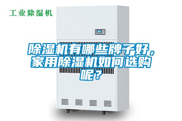 除濕機(jī)有哪些牌子好，家用除濕機(jī)如何選購呢？