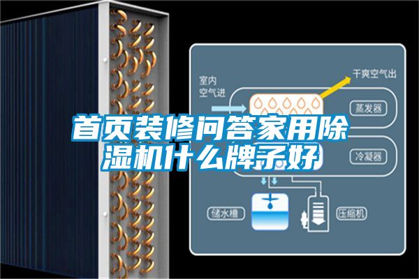 首頁裝修問答家用除濕機(jī)什么牌子好