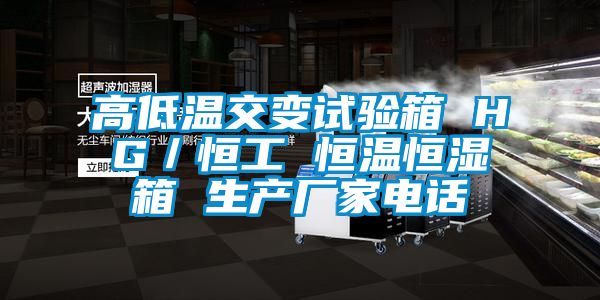 高低溫交變試驗箱 HG／恒工 恒溫恒濕箱 生產(chǎn)廠家電話