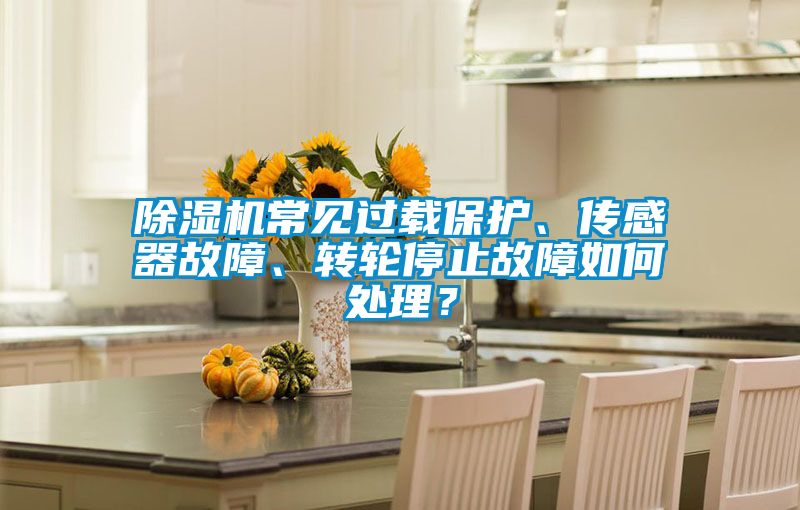 除濕機常見過載保護、傳感器故障、轉輪停止故障如何處理？