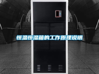 知識百科恒溫恒濕箱的工作原理說明