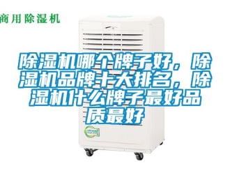 企業新聞除濕機哪個牌子好，除濕機品牌十大排名，除濕機什么牌子最好品質最好