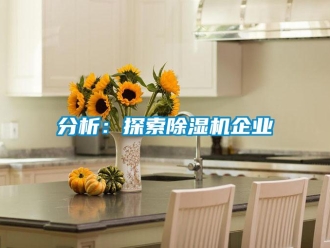 企業(yè)新聞分析：探索除濕機企業(yè)
