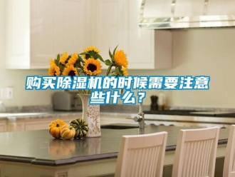 企業(yè)新聞購買除濕機的時候需要注意些什么？