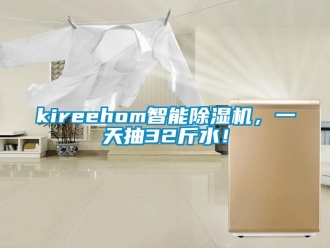 企業新聞kireehom智能除濕機，一天抽32斤水！