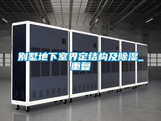 企業(yè)新聞別墅地下室界定結構及除濕_重復