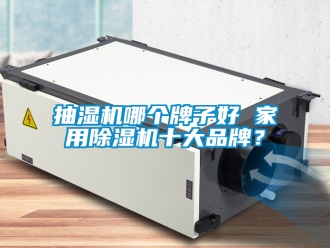 企業新聞抽濕機哪個牌子好 家用除濕機十大品牌？