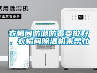 知識(shí)百科衣帽間防潮防霉要做好，衣帽間除濕機(jī)來幫忙