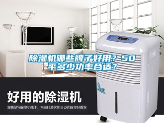 行業新聞除濕機哪些牌子好用？50平多少功率合適？