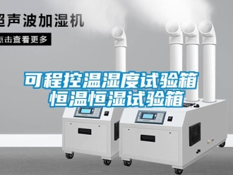 知識百科可程控溫濕度試驗箱 恒溫恒濕試驗箱