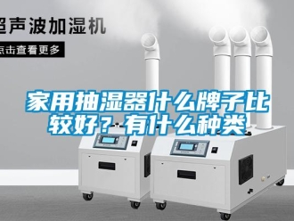 企業(yè)新聞家用抽濕器什么牌子比較好？有什么種類