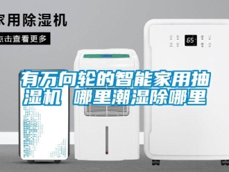 知識百科有萬向輪的智能家用抽濕機(jī) 哪里潮濕除哪里