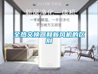 企業新聞全熱交換器和新風機的區別