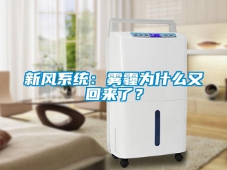 知識百科新風系統：霧霾為什么又回來了？