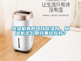 行業新聞除濕機真的可以除濕嗎，除濕機怎么用效果比較好？