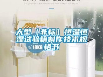 知識百科大型（非標）恒溫恒濕試驗箱制作技術規格書