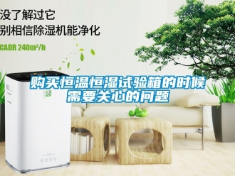 知識(shí)百科購(gòu)買恒溫恒濕試驗(yàn)箱的時(shí)候需要關(guān)心的問(wèn)題