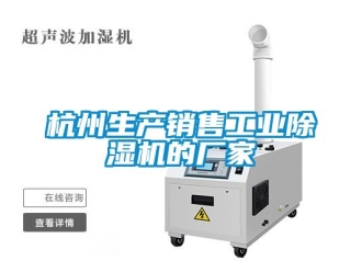 企業(yè)新聞杭州生產(chǎn)銷售工業(yè)除濕機的廠家