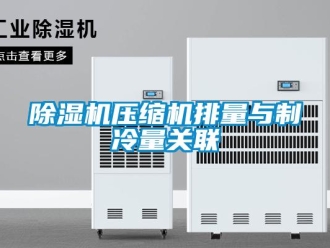 企業(yè)新聞除濕機壓縮機排量與制冷量關(guān)聯(lián)