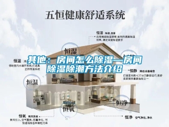 企業(yè)新聞其他：房間怎么除濕—房間除濕除潮方法介紹