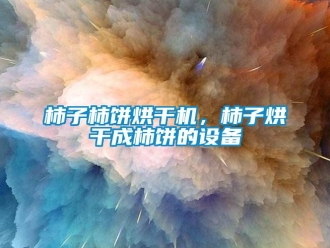 知識百科柿子柿餅烘干機，柿子烘干成柿餅的設備