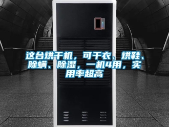 行業新聞這臺烘干機，可干衣、烘鞋、除螨、除濕，一機4用，實用率超高