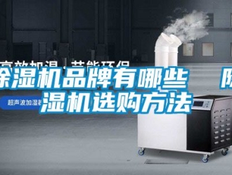企業新聞除濕機品牌有哪些  除濕機選購方法