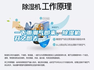 知識(shí)百科一下雨潮氣即來，除濕機(jī)開之即去