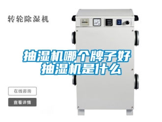 企業新聞抽濕機哪個牌子好 抽濕機是什么