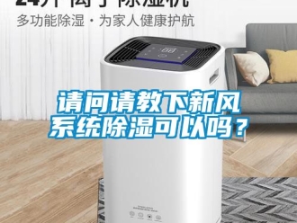 行業新聞請問請教下新風系統除濕可以嗎？