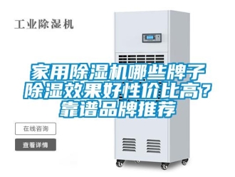 企業新聞家用除濕機哪些牌子除濕效果好性價比高？靠譜品牌推薦