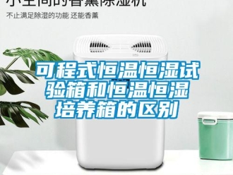 知識(shí)百科可程式恒溫恒濕試驗(yàn)箱和恒溫恒濕培養(yǎng)箱的區(qū)別