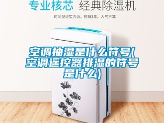 企業新聞空調抽濕是什么符號(空調遙控器排濕的符號是什么)