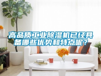 企業新聞高品質工業除濕機已經具備哪些優勢和特點呢？