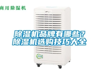企業新聞除濕機品牌有哪些？除濕機選購技巧大全