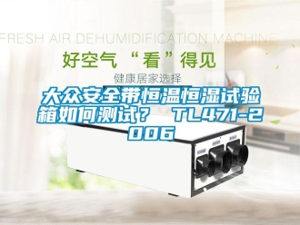 知識百科大眾安全帶恒溫恒濕試驗箱如何測試？ TL471-2006