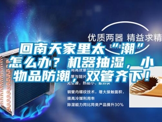 企業新聞回南天家里太“潮”怎么辦？機器抽濕，小物品防潮，雙管齊下！