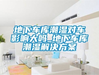 企業(yè)新聞地下車庫潮濕對車影響大嗎_地下車庫潮濕解決方案