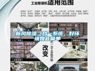 知識百科新風除濕二合一系統，好環境如此簡單