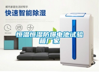 知識百科恒溫恒濕防爆電池試驗箱廠家