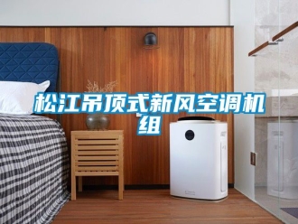 企業(yè)新聞松江吊頂式新風空調(diào)機組