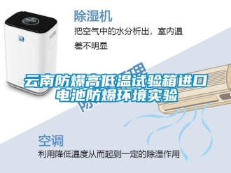 企業(yè)新聞云南防爆高低溫試驗(yàn)箱進(jìn)口電池防爆環(huán)境實(shí)驗(yàn)