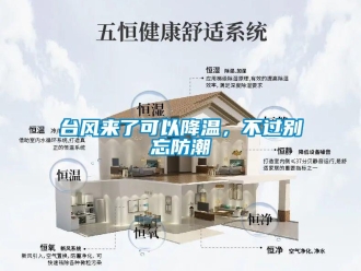 知識百科臺風來了可以降溫，不過別忘防潮