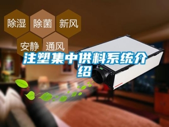 知識(shí)百科注塑集中供料系統(tǒng)介紹